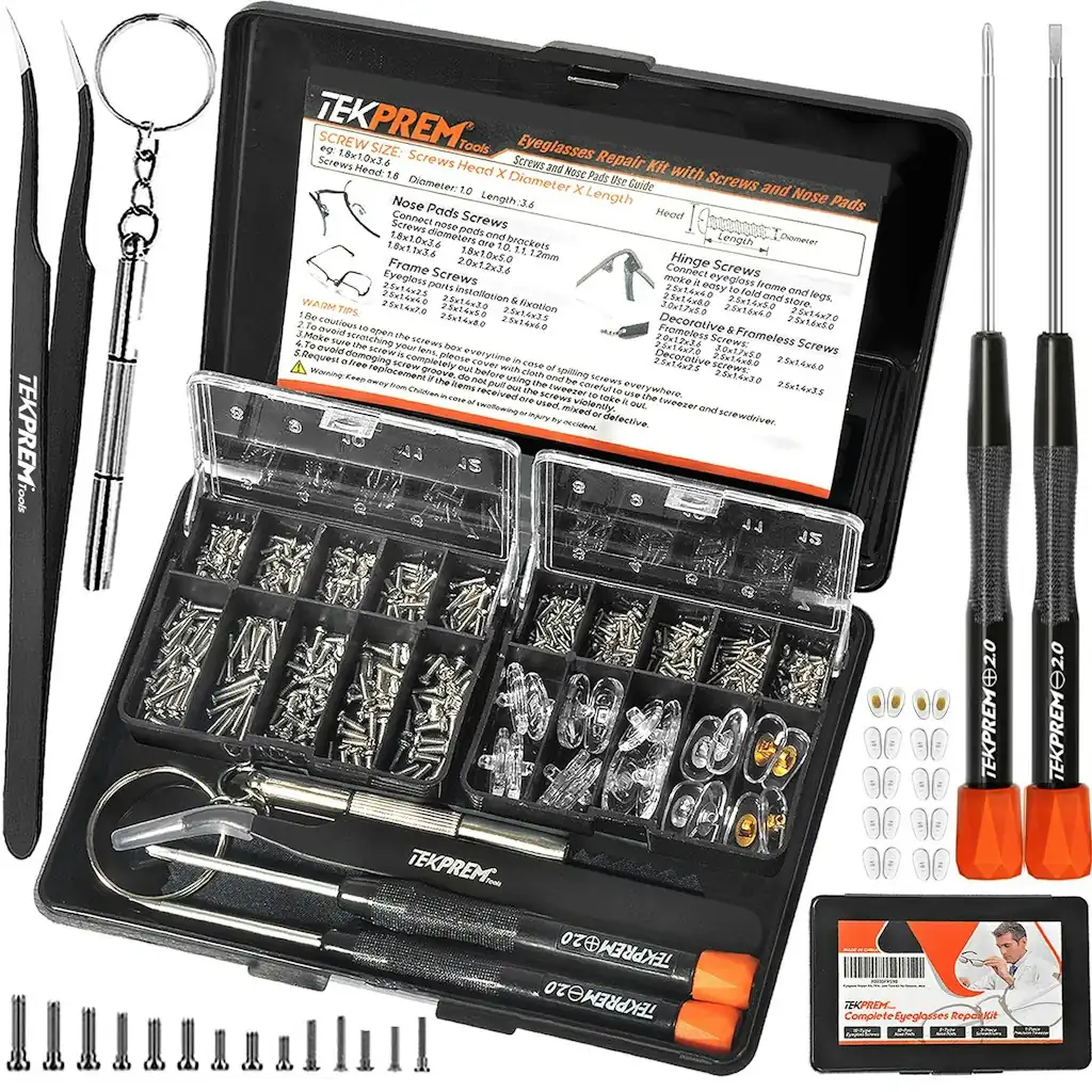 Magnetic Eyeglass Repair Tool Kit