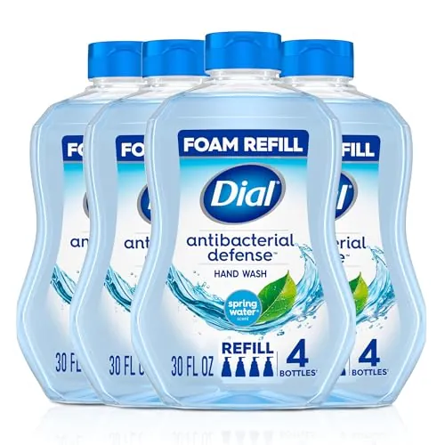 Dial Antibacterial Foaming Hand Soap Refill 4-pack