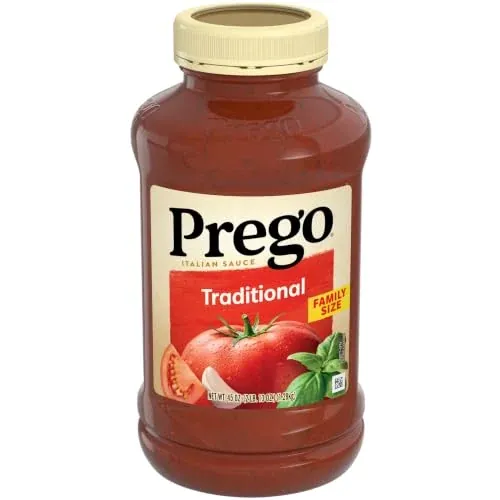 Prego Traditional Pasta Sauce 45 oz Jar