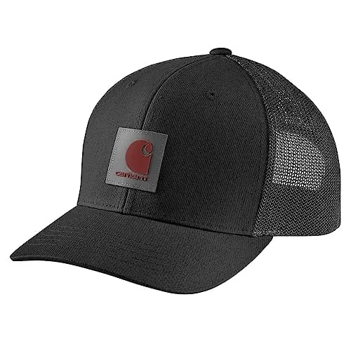 Carhartt Men's Rugged Flex Twill Mesh-Back Logo Patch Cap