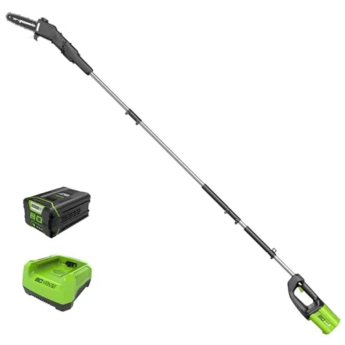 Greenworks 80V 10" Cordless Polesaw 2.0Ah Battery
