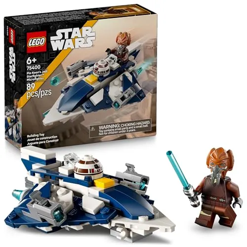 LEGO Star Wars Plo Koon's Jedi Starfighter Microfighter Building Set 89-Pc