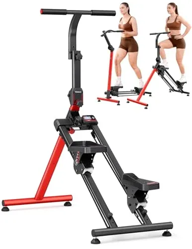 YOLEO Adjustable Resistance Stair Steppers with 3 Workout Modes