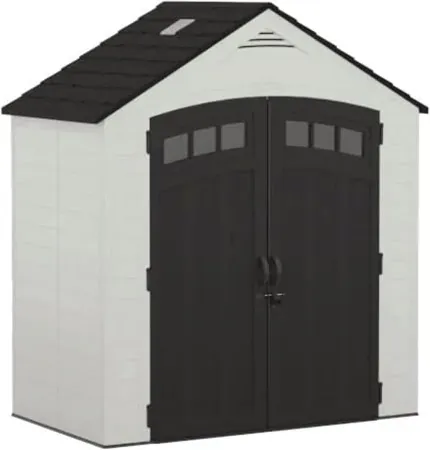Suncast 7' x 4' Vista Vertical Storage Shed with Floor