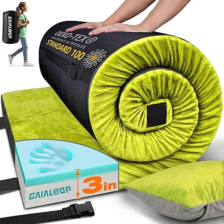 3" Gaialoop Memory Foam Camping Mattress (various)