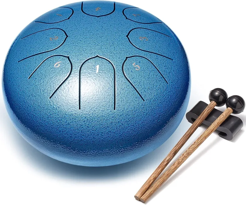 Steel Tongue Drum 6in 8 Notes Musical Instrument