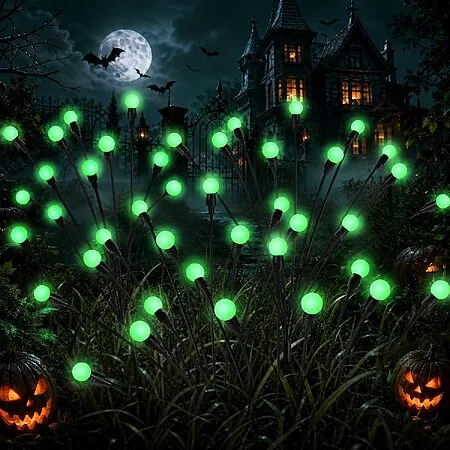 Prime Members: 4-Pk Patiopia Solar Outdoor Halloween Lights