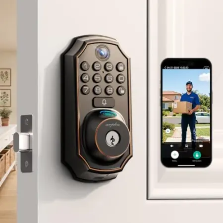 ARPHA 5-in-1 Keyless Entry WiFi Video Smart Lock