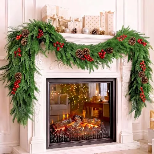 Christmas Garland Decorations, 1 or 2 Pack