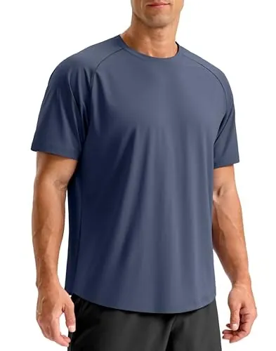Soothfeel Men's Quick-Dry Athletic Running T-Shirt