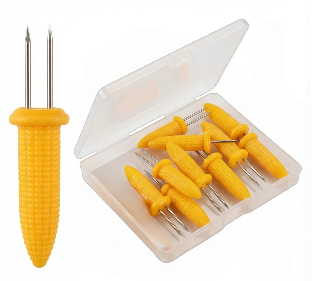 Stainless Steel Corn Holders 10-Pack