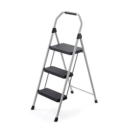 Gorilla Ladders 3-Step Compact Steel Step Stool Type II Duty Rating