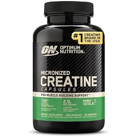 Select Accts: 100-Ct Optimum Nutrition 2500mg/serving Micronized Creatine Capsules