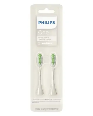 2-Count Philips One by Sonicare Brush Heads