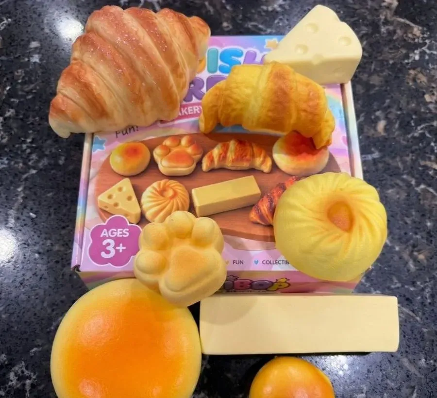8-Piece Squishy Bread Bakery Collection