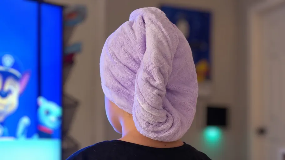 Microfiber Hair Towel 3-Pack