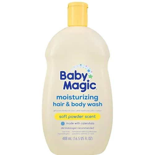 Baby Magic Moisturizing Hair & Body Wash Soft Powder Scent