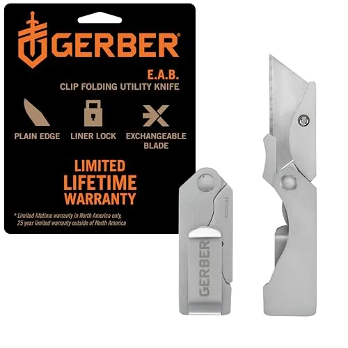Gerber EAB Utility EDC Pocket Knife Replaceable Blade