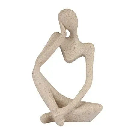 Ozzptuu Sandstone Resin Thinker Style Statue