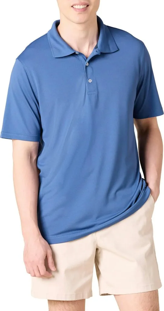 Amazon Essentials Men's Regular Fit Golf Polo Shirt for from $8.63 + free shipping