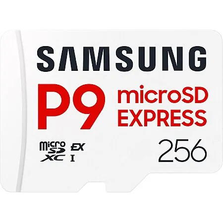 256GB Samsung P9 Express microSD Express Card