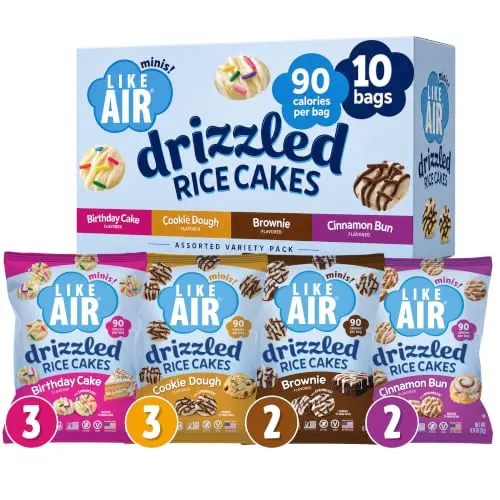 Like Air Drizzled Rice Cakes - 4 Flavor Variety Pack (10ct)