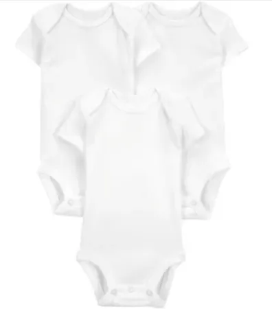 3-Pack Carter's Child of Mine Baby Unisex Short Sleeve Bodysuits