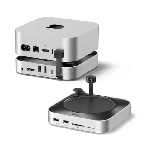 UGREEN Mac mini M4 Dock & Stand DP Hub for M4 / M4 Pro 2024 w/ NVMe SSD Enclosure