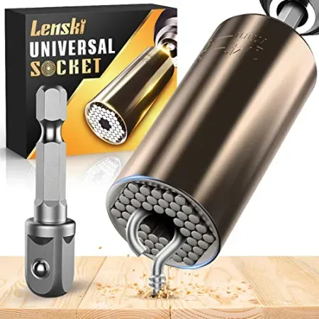 Lenski Universal Socket w/ Power Drill Adapter
