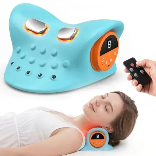 4-in-1 Cervical Neck Massager Pillow with Heat