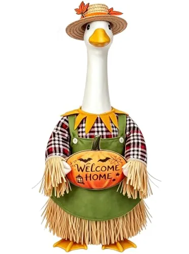 Scarecrow Porch Goose Outfit