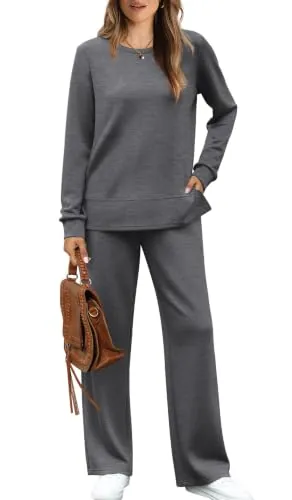 WIHOLL Women's 2 Piece Lounge Sets - Many Colors