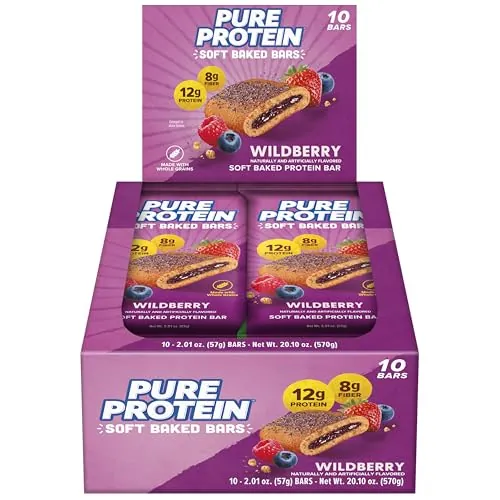 Pure Protein Soft Baked Protein Bars 10-Pack 2.01oz
