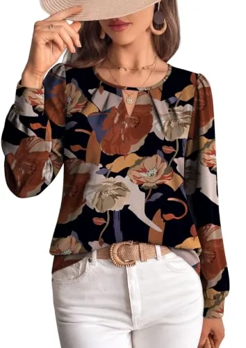 OEEFAN Dressy Long Sleeve Shirts