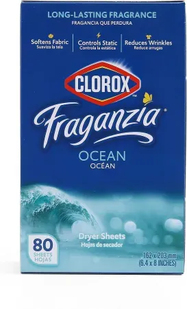 80-Count Clorox Fraganzia Dryer Sheets