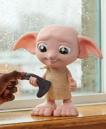 Interactive Magical Dobby Elf Doll with Sock