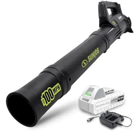 Sun Joe 24V Cordless Jet Leaf Blower w/ 2Ah Battery & Charger (Refurb)