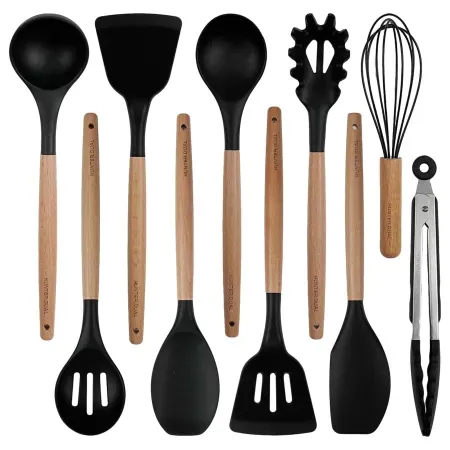NULAS Silicone Cooking Utensils 10-Piece Set