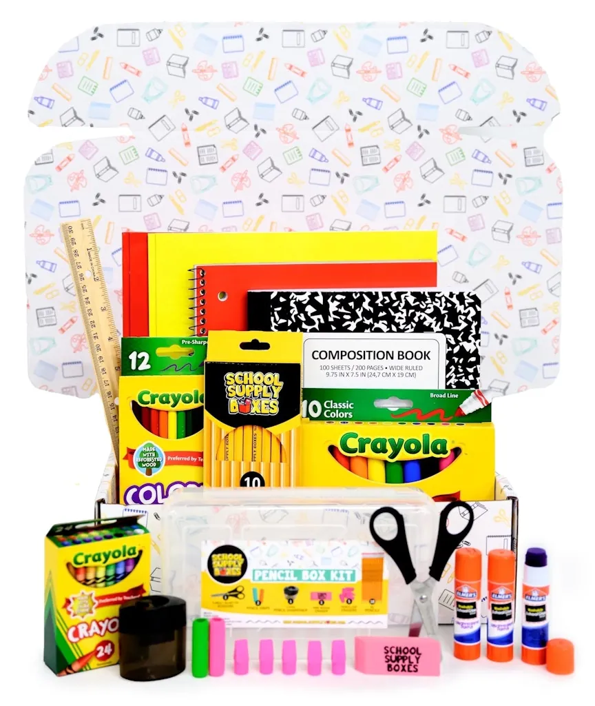 Back to School Supply Kit Grades K-5 School Supply Box