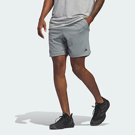 adidas Men's Axis Knit Training Shorts (Grey Three)