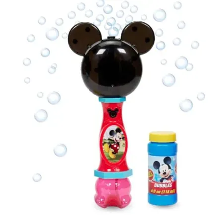 Little Kids Disney Mickey Mouse Light and Sound Musical Bubble Wand