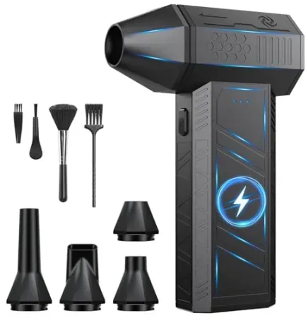 Inpoipsor 180000RPM 3-Gear Adjustable Cordless Compressed Air Duster