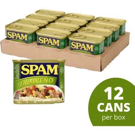 12-Pack SPAM Jalapeno Shelf-Stable Meat (12oz each)
