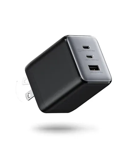 Wegear 100W 3-Port GaN USB-C Wall Charger (2 USB-C + 1 USB-A)