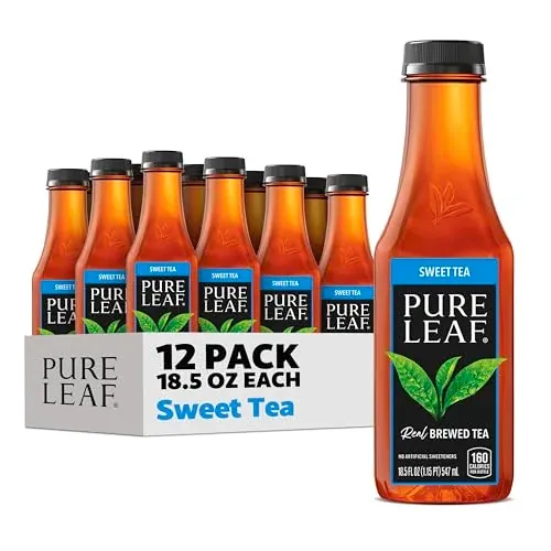 Pure Leaf Iced Tea Sweet Tea 18.5 Fl Oz Bottles (Pack of 12)