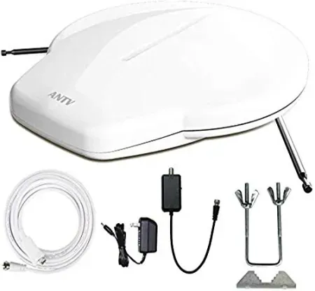 Antop Outdoor Amplified HDTV Antenna (65 Miles Range)