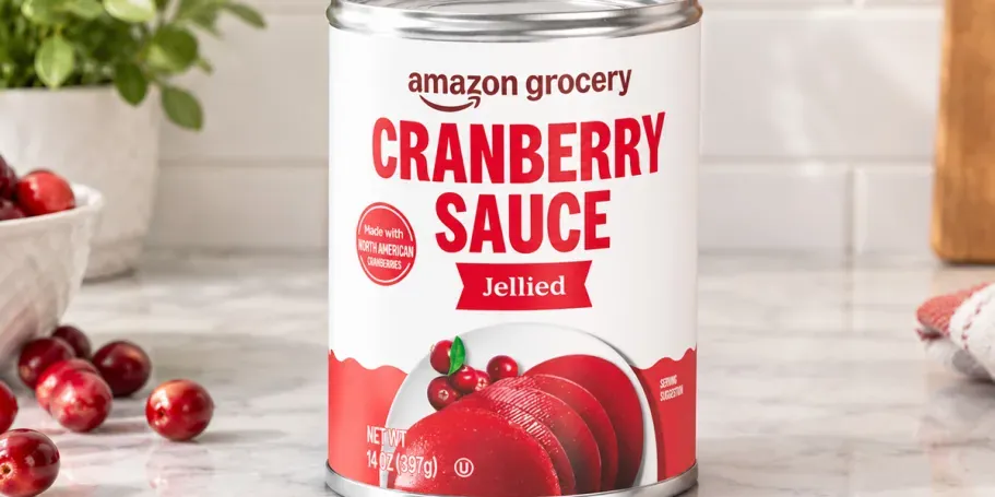 Amazon Grocery Jellied Cranberry Sauce 14oz