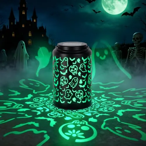 Halloween Skull&Ghost Solar Lantern