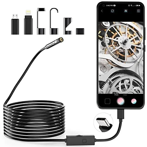 Lightswim 1920P 16.5-Foot Endoscope Inspection Camera