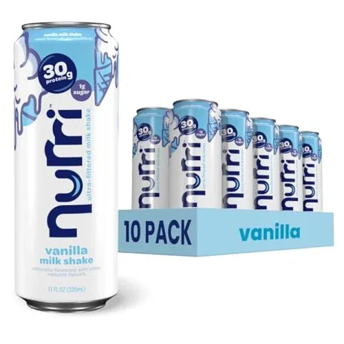 Nurri 30g Protein Ultra-Filtered Milk Shake (Vanilla) 10-Pack